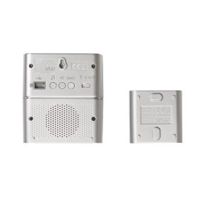 094271 - WIRELESS BELL RANGE APPR. 200 METER WITH REMOTE & 30 RINGTONES ALUMINIUM IP54 - LEGRAND