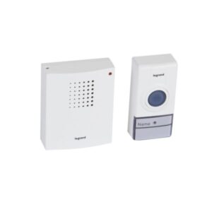 094250 - WIRELESS BELL RANGE APPR. 50 METER WITH REMOTE & 32 RINGTONES IP44 - LEGRAND