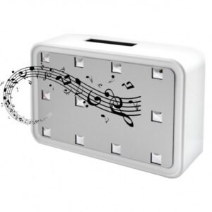 106 WE/SI 240 - BIM DOOR BELL 240 V WHITE/SILVER (MADE IN GERMANY) - KISTENMACHER
