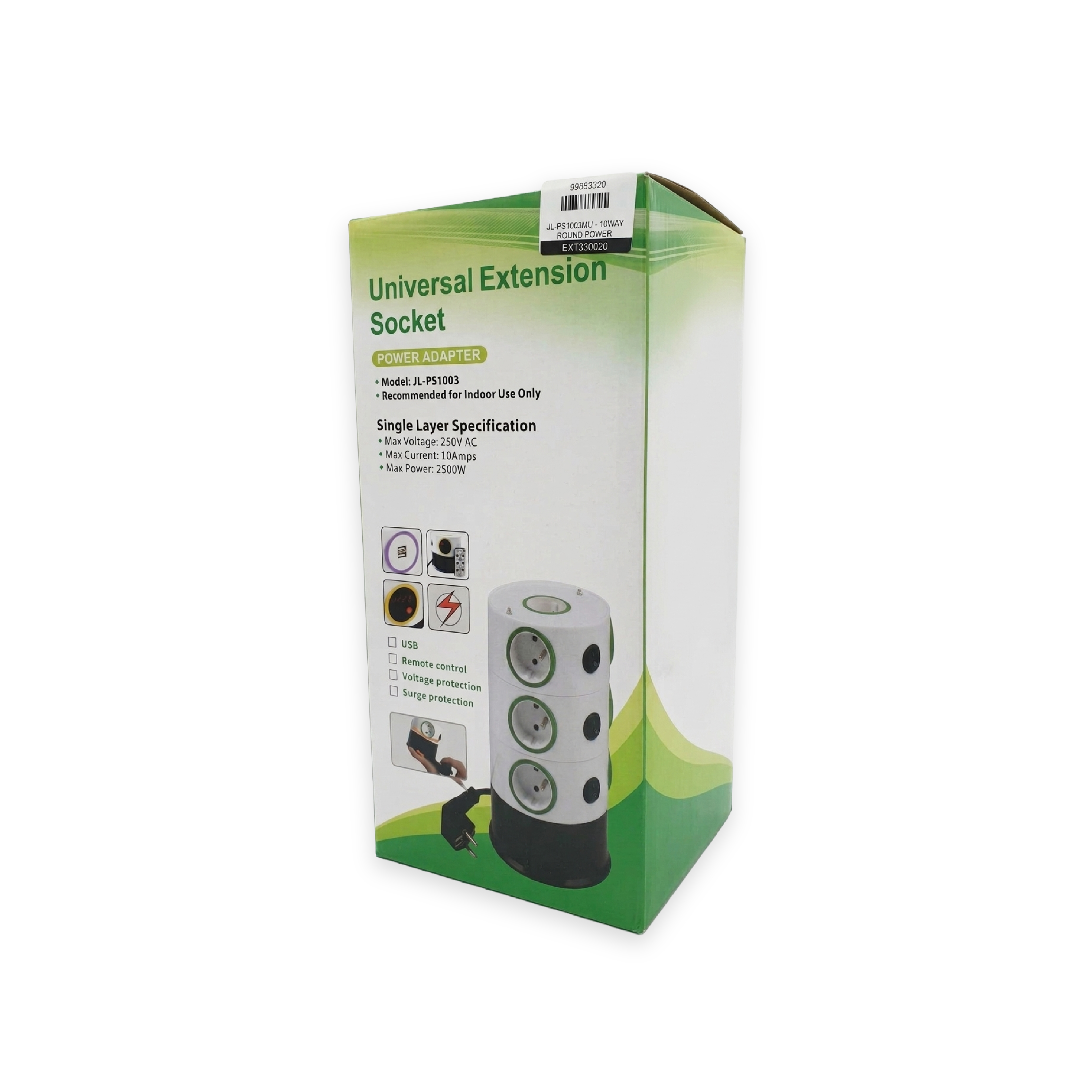 EXS1328W-01 EXTENSION 2G 8MTR 13AMP H/DUTY - PERMA PLUG