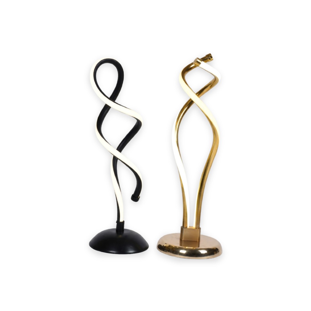 24W IP20 RATED DESIGNED LED TABLE LAMP BLACK COLOR 2700K - BAVERIAN