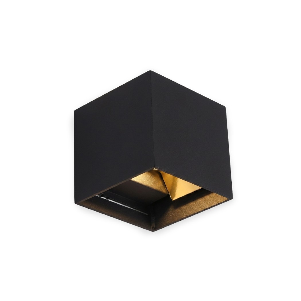 2x5W IP65 LED WALL LIGHT UP & DOWN SANAN SHIP 3000K  SQUARE